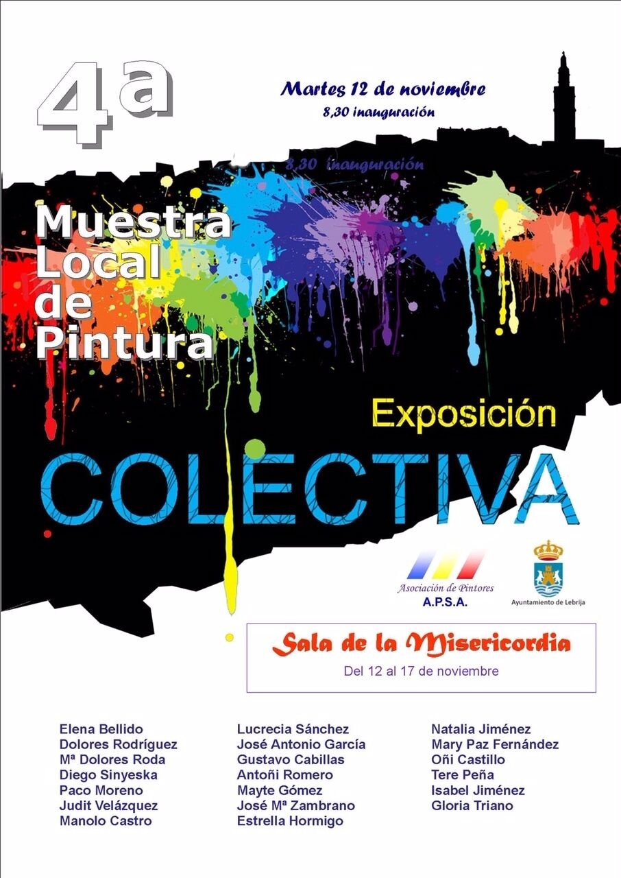 Cartel Exposición 4Muestra Colectiva