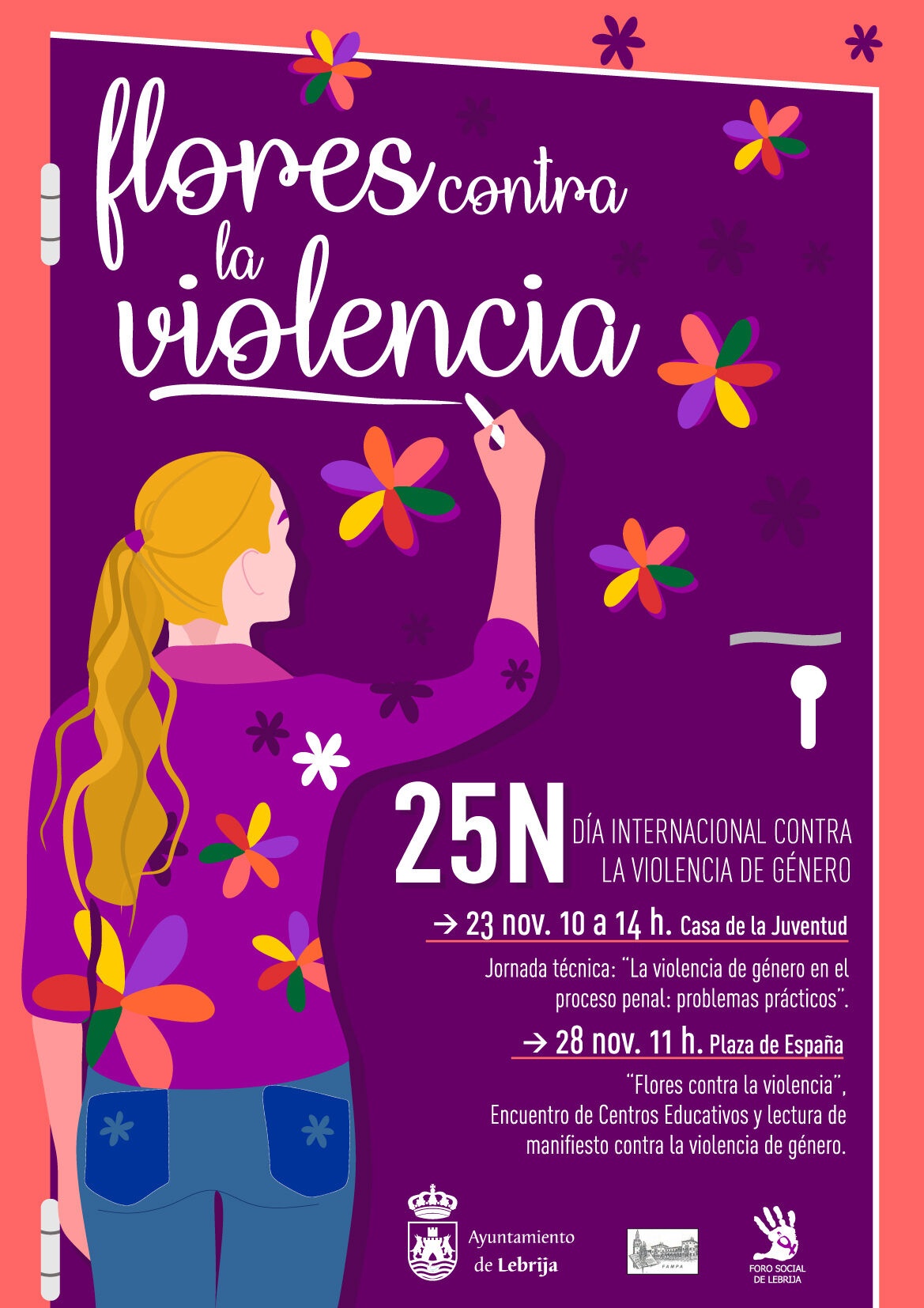 FLORES CONTRA LA VIOLENCIA 25N