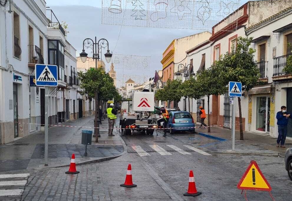 Modernización luminarias calle Corredera (2)