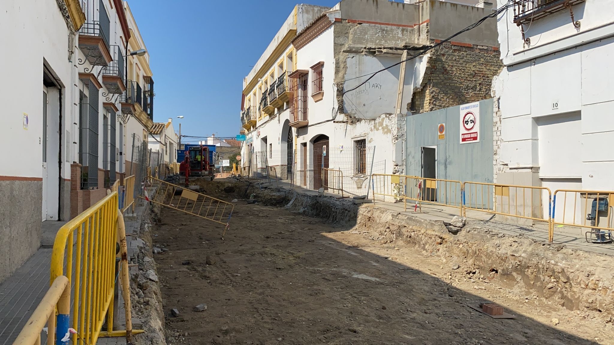 Obras calle Sanlúcar (1)