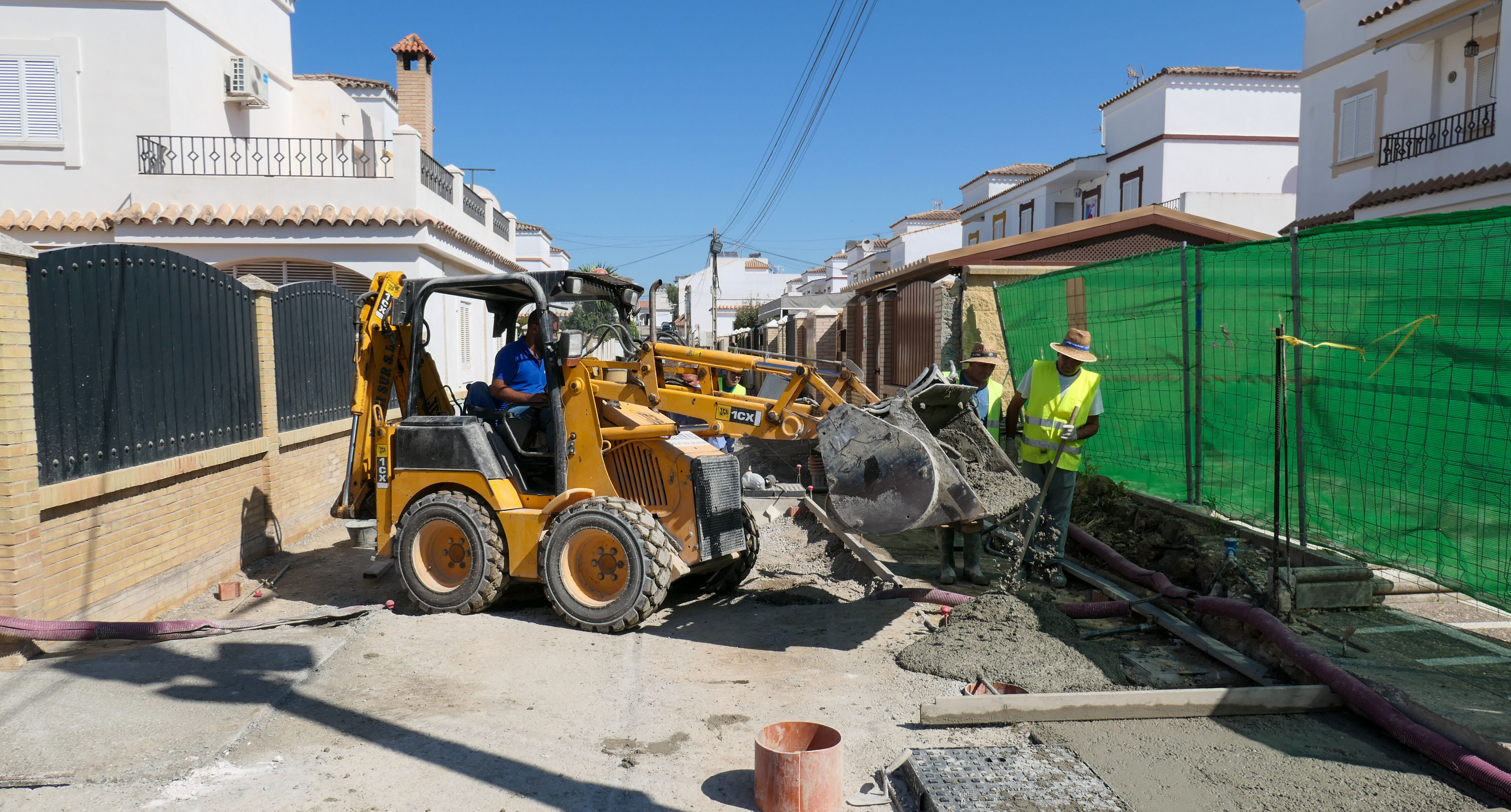 Obras calles Galera- Trainera y Velero