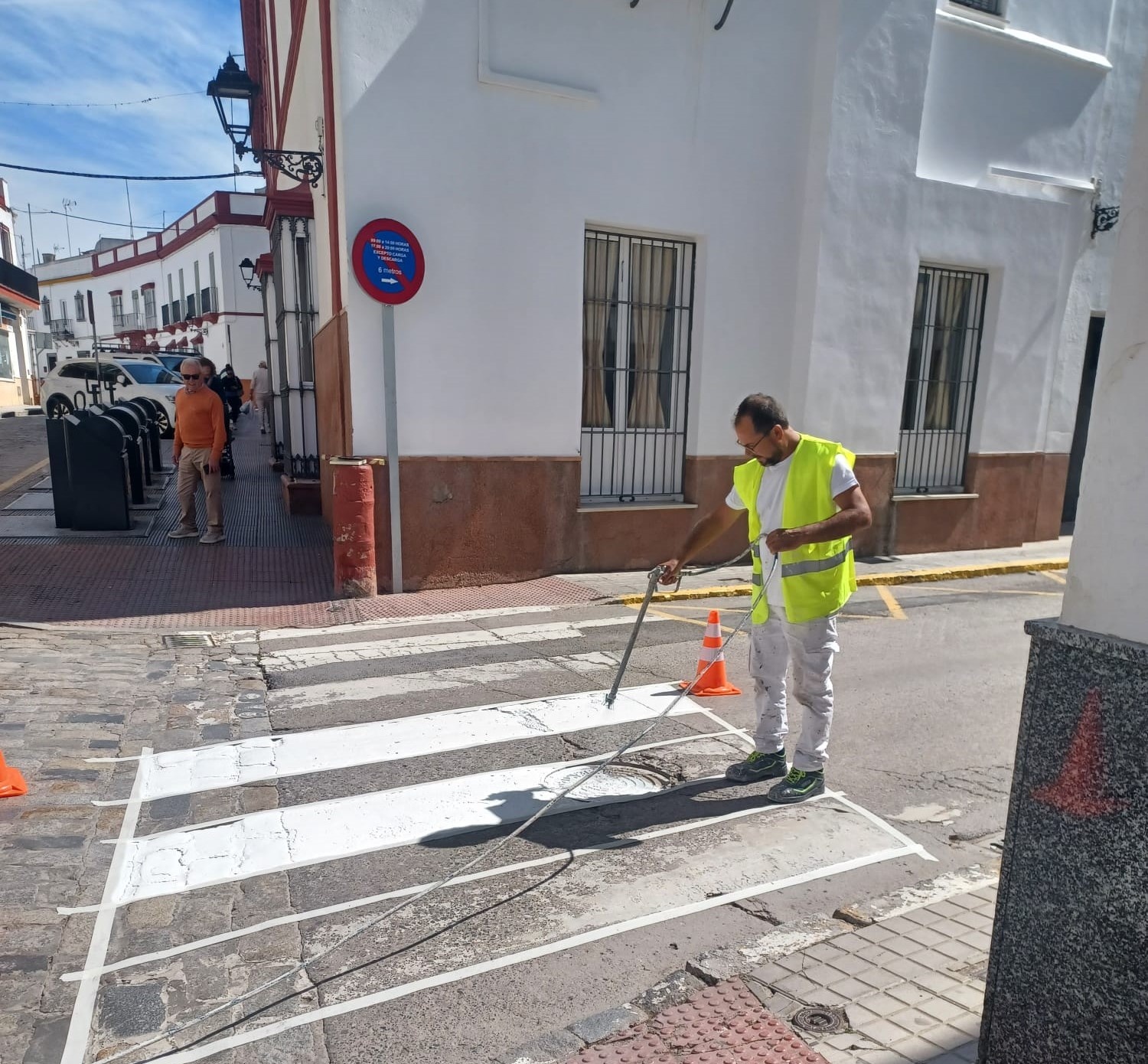 Pintado pasos peatones - marzo 2026