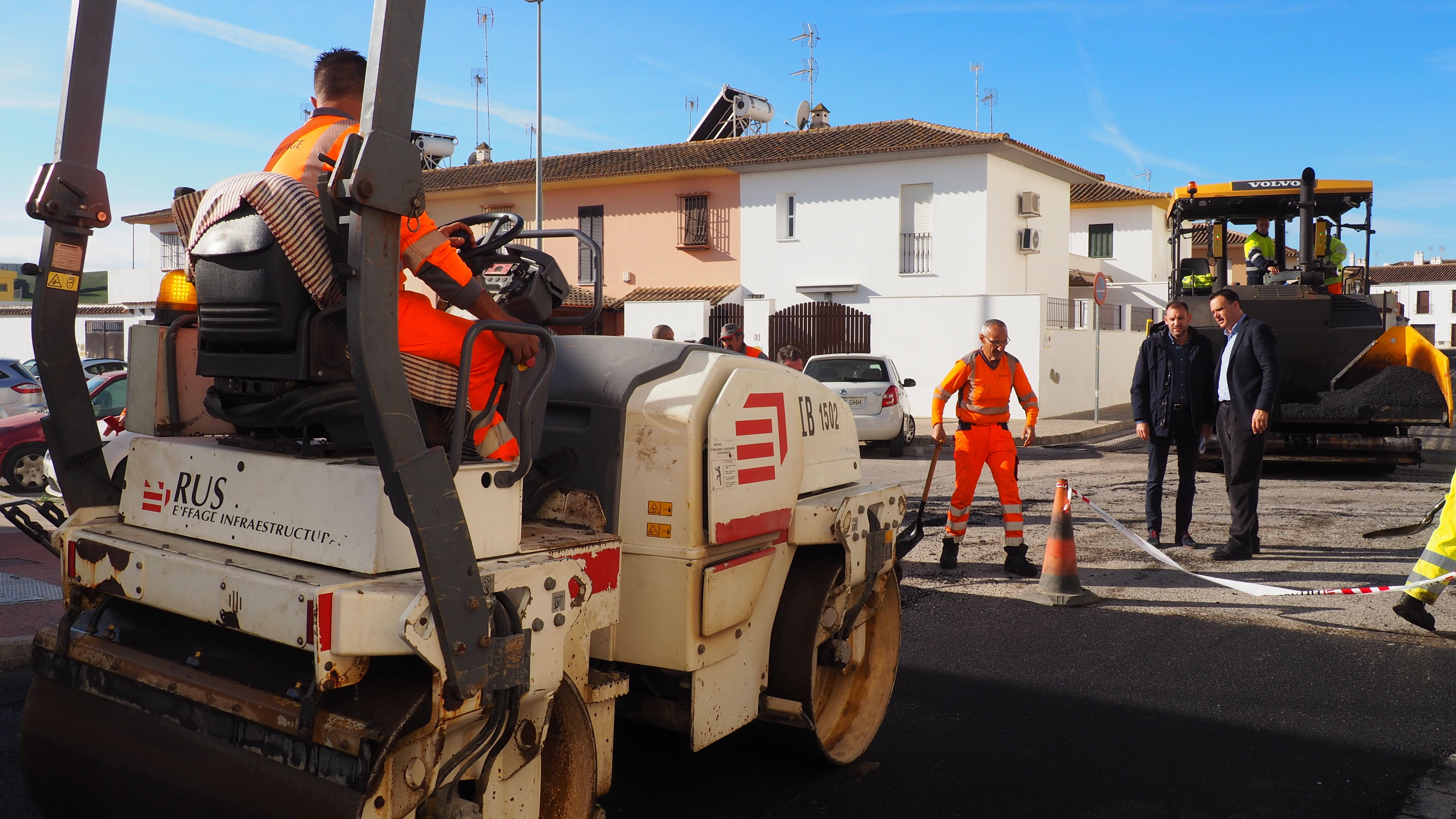 Visita obras asfaltado calles Lebrija (5)