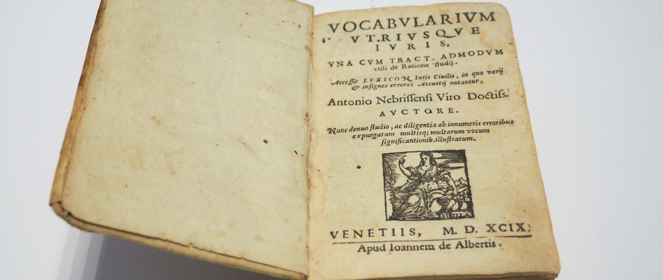 Vocabularium Utriusque Iuris 1599 (1)