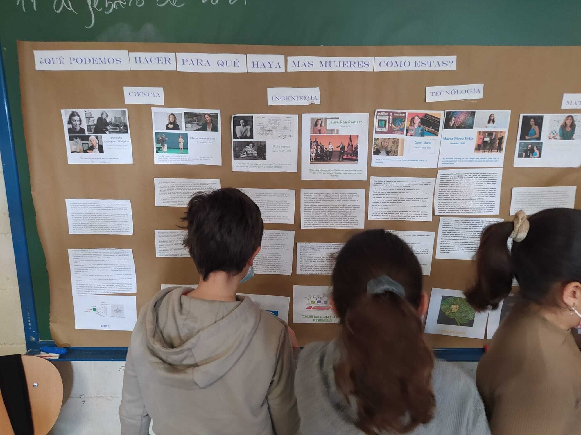 Alumnado del CEIP El Recreo durante la celebración del taller