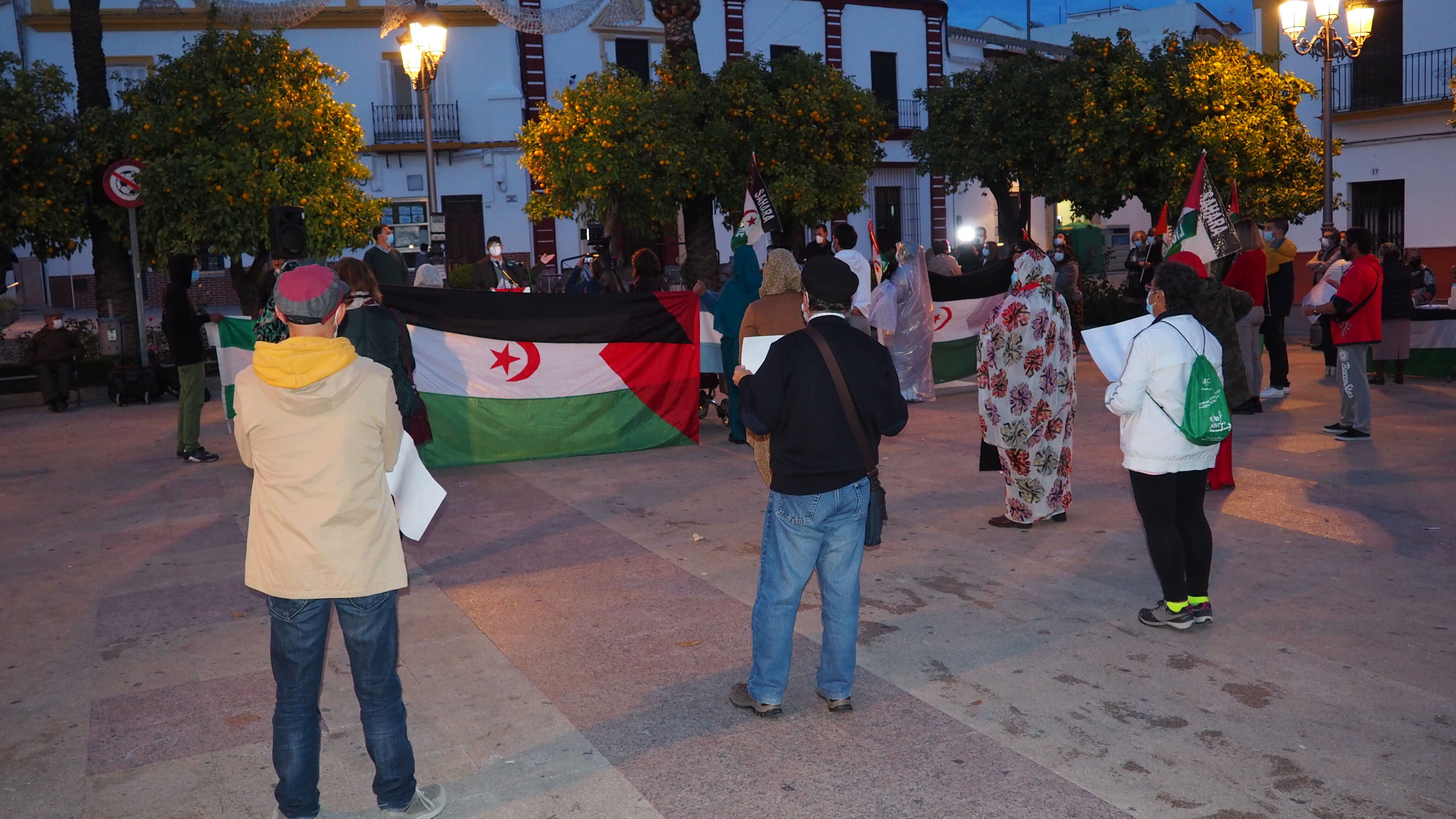 30Nov- concentración apoyo Sáhara (1)