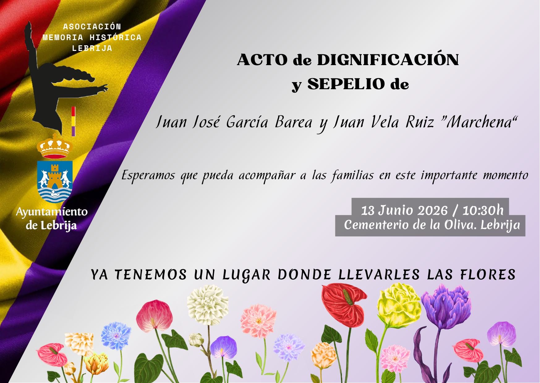 ACTO DIGNIFICACIÓN y SEPELIO-junio26