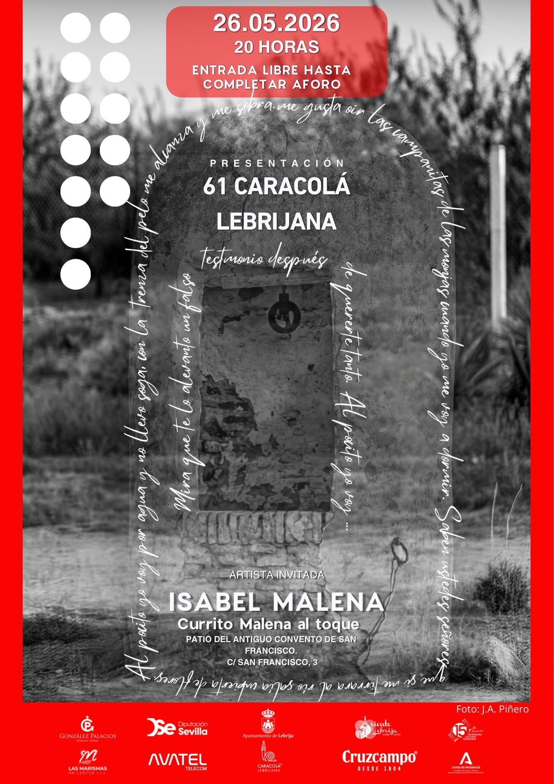 Acto presentación 61 Caracolá Lebrijana 2026