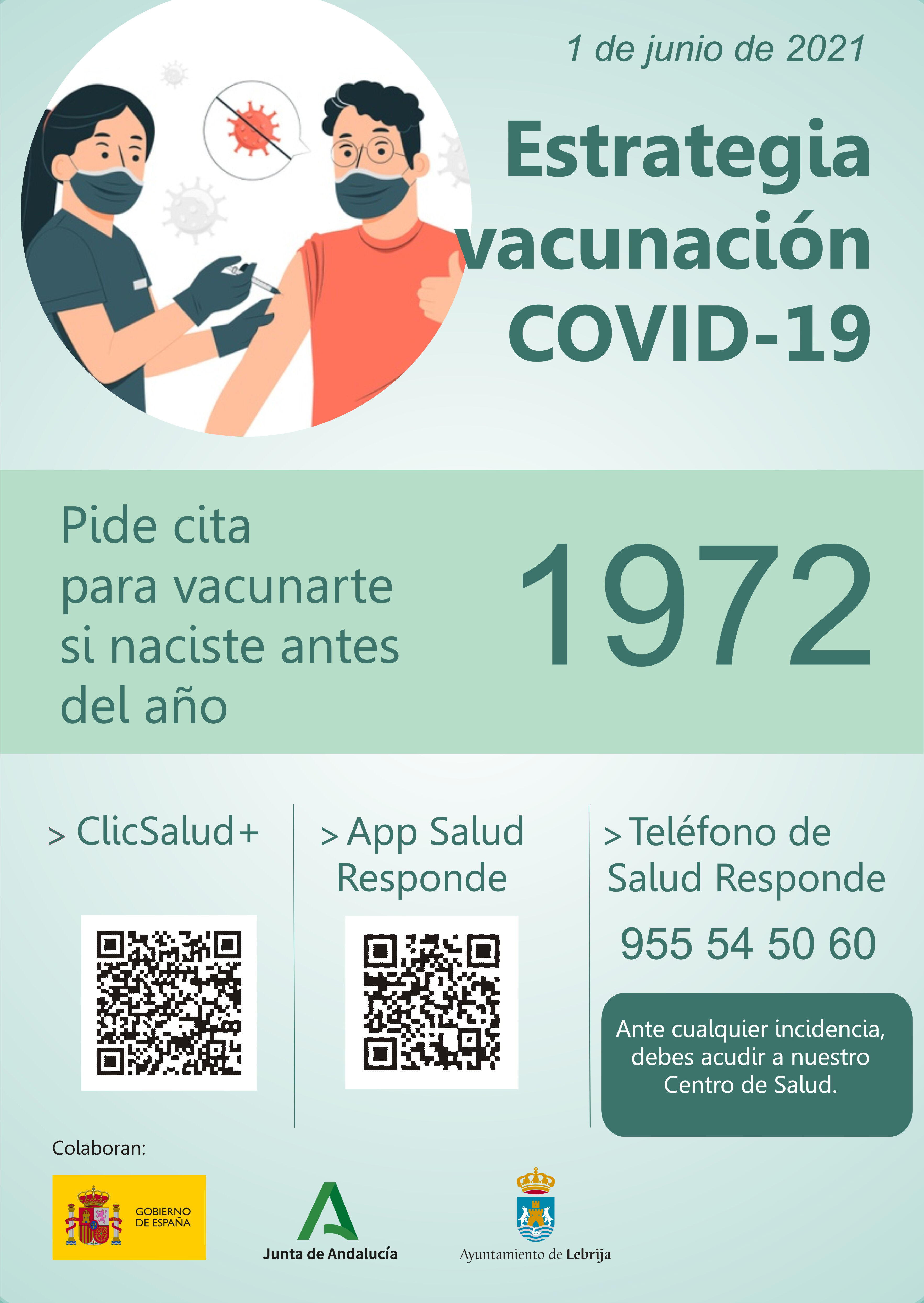 Agenda vacunación 1 junio 2021