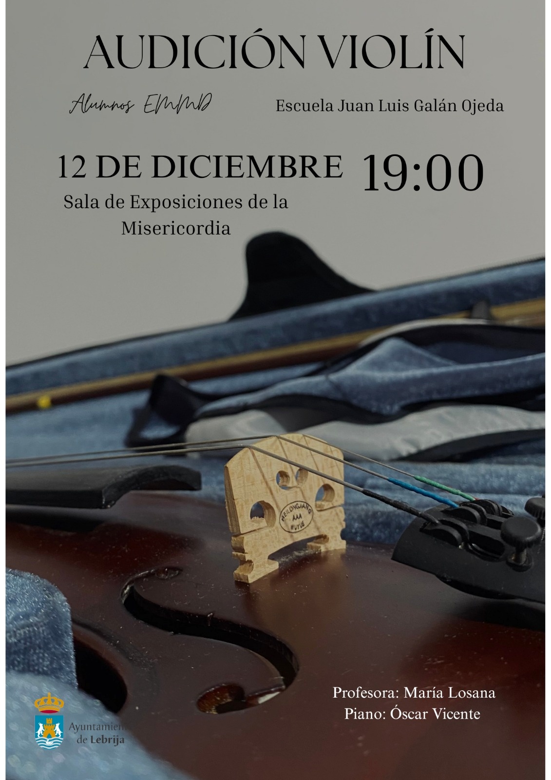 Audición Violín 12 diciembre 25