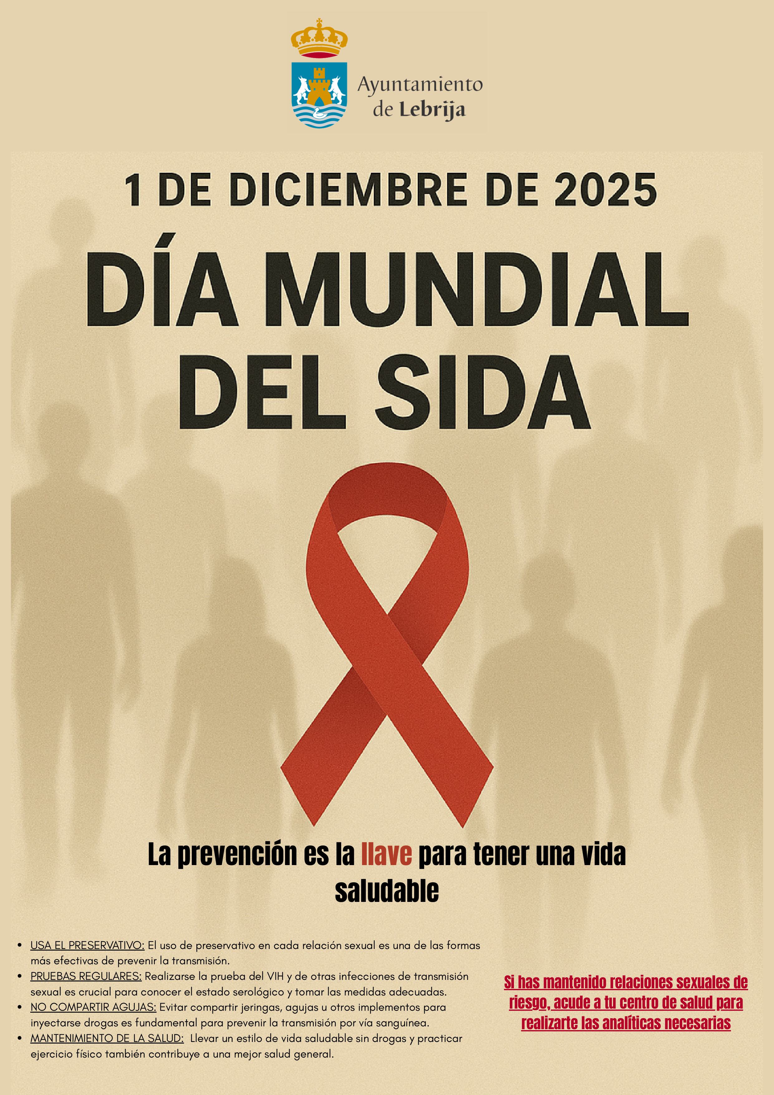 Cartel 1 de Diciembre. Día Mundial del Sida 2025 (1)