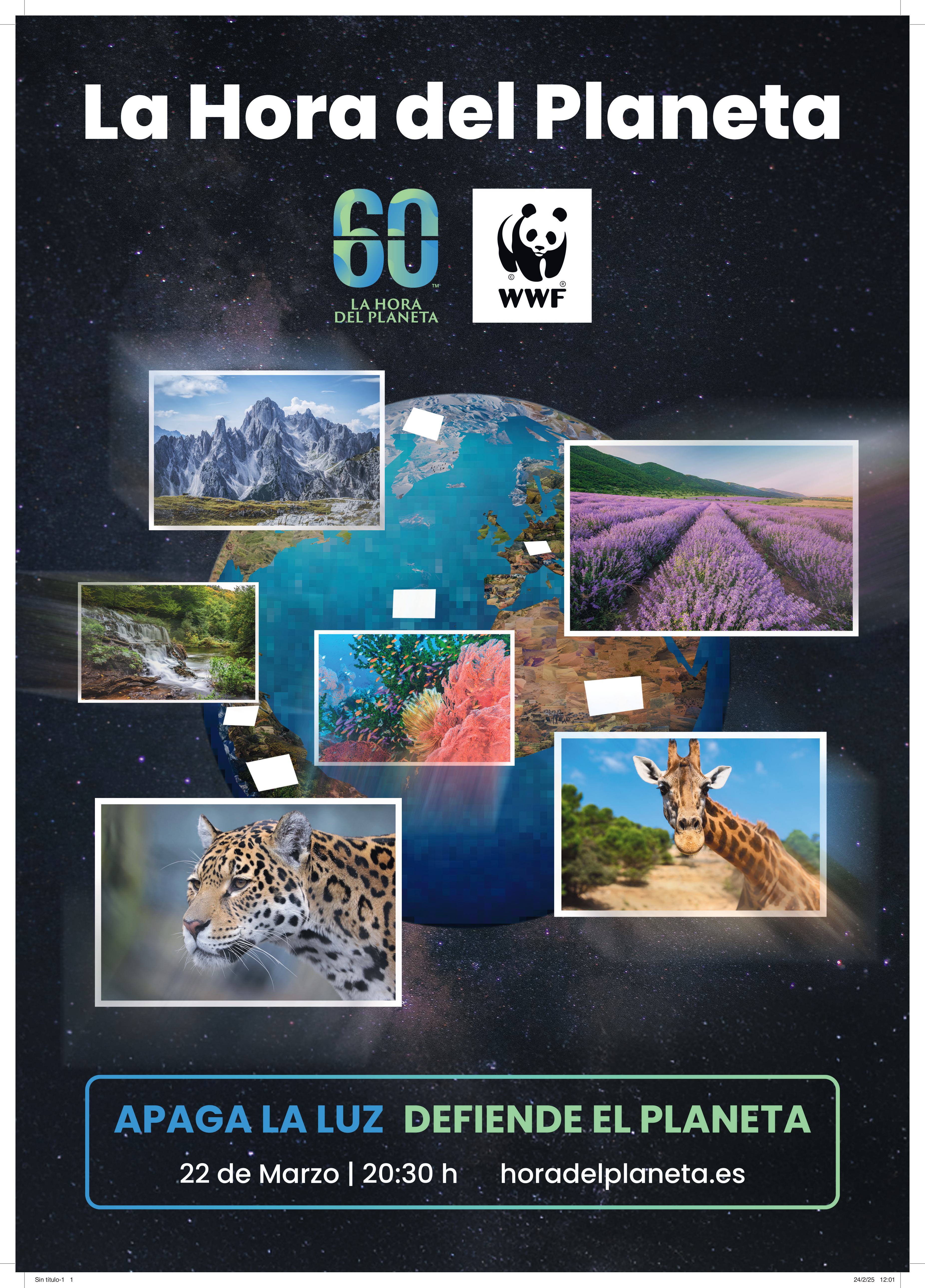 Cartel La hora del planeta 25