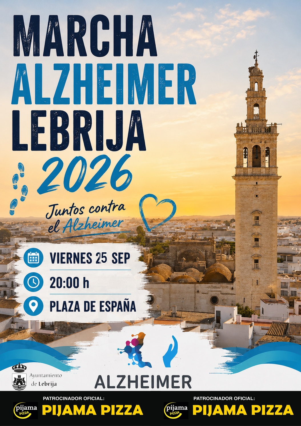 Cartel Marcha Alzheimer Lebrija 2026