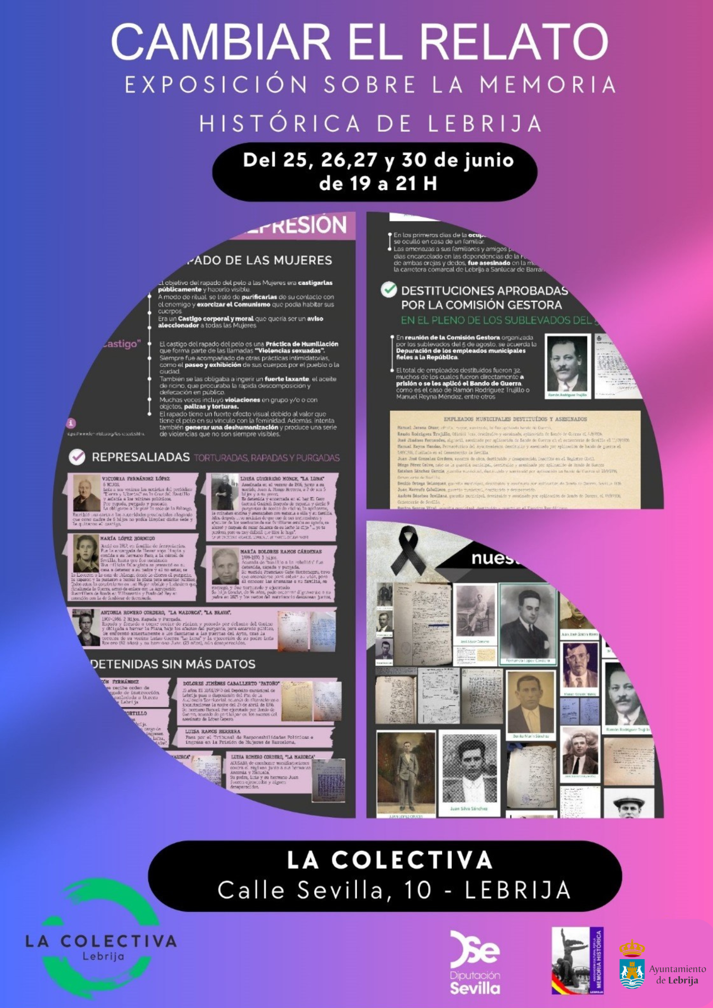 Cartel exposición La Colectiva junio 2025