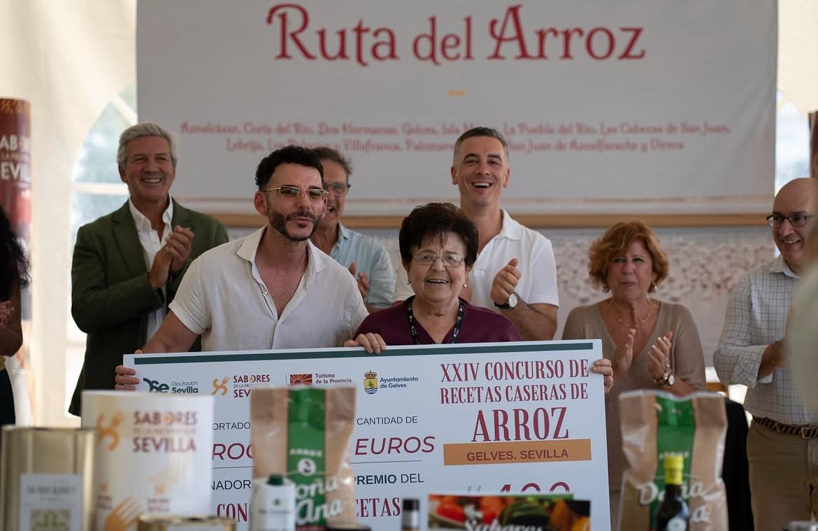 La lebrijana Luisa Tejero logra el tercer premio en el XXIV Concurso de Recetas Caseras de Arroz de la Provincia de Sevilla