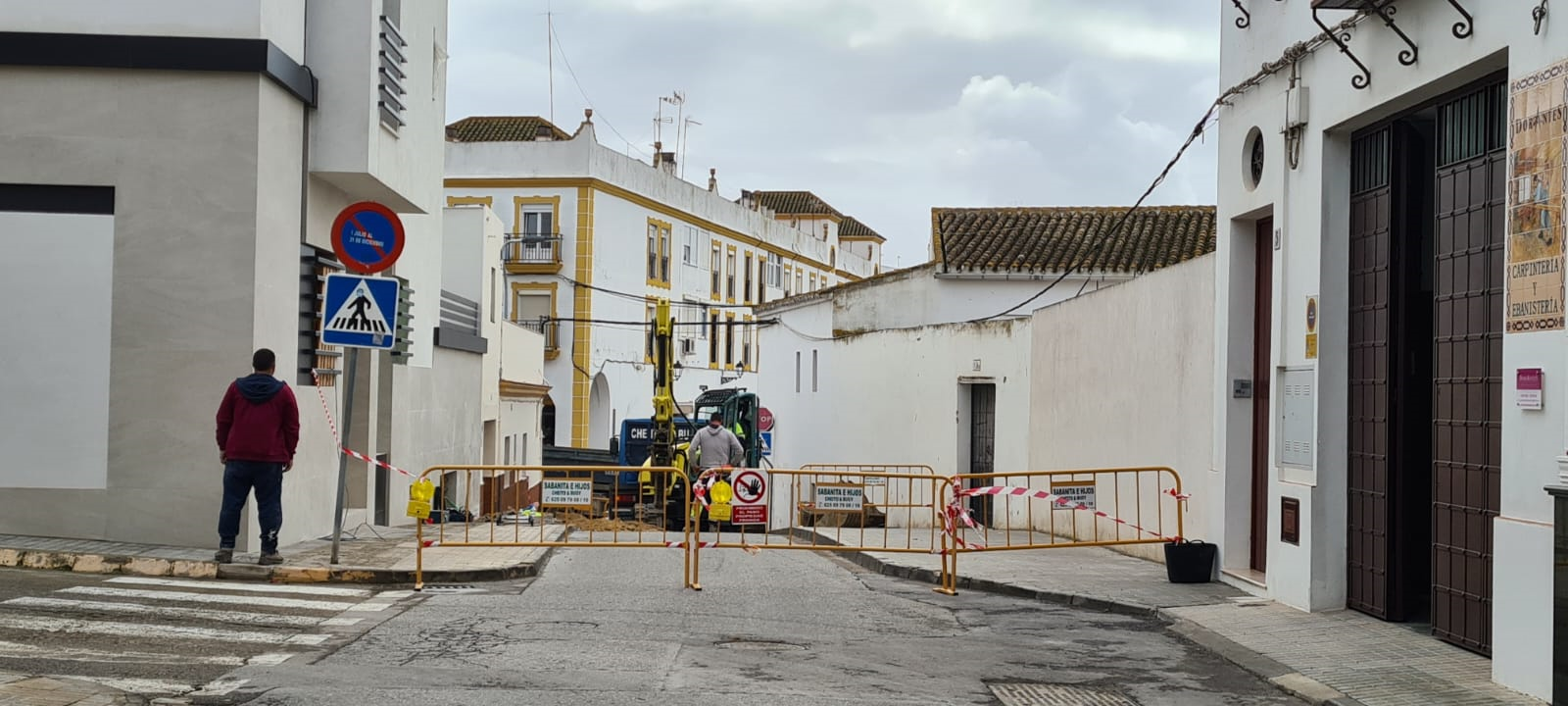 Corte calle Huerto Vicario