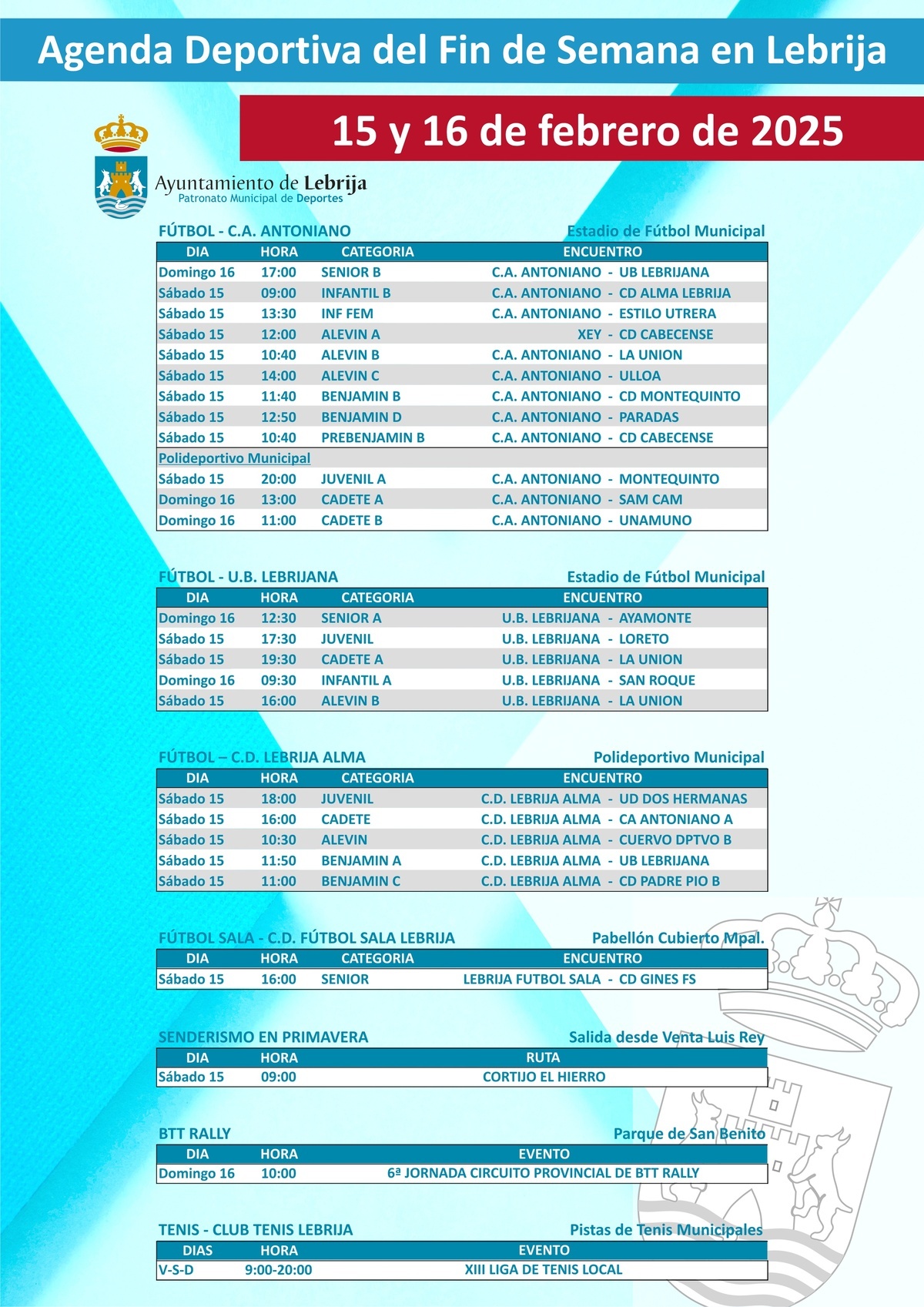 Fin de semana deportivo 02-15-25