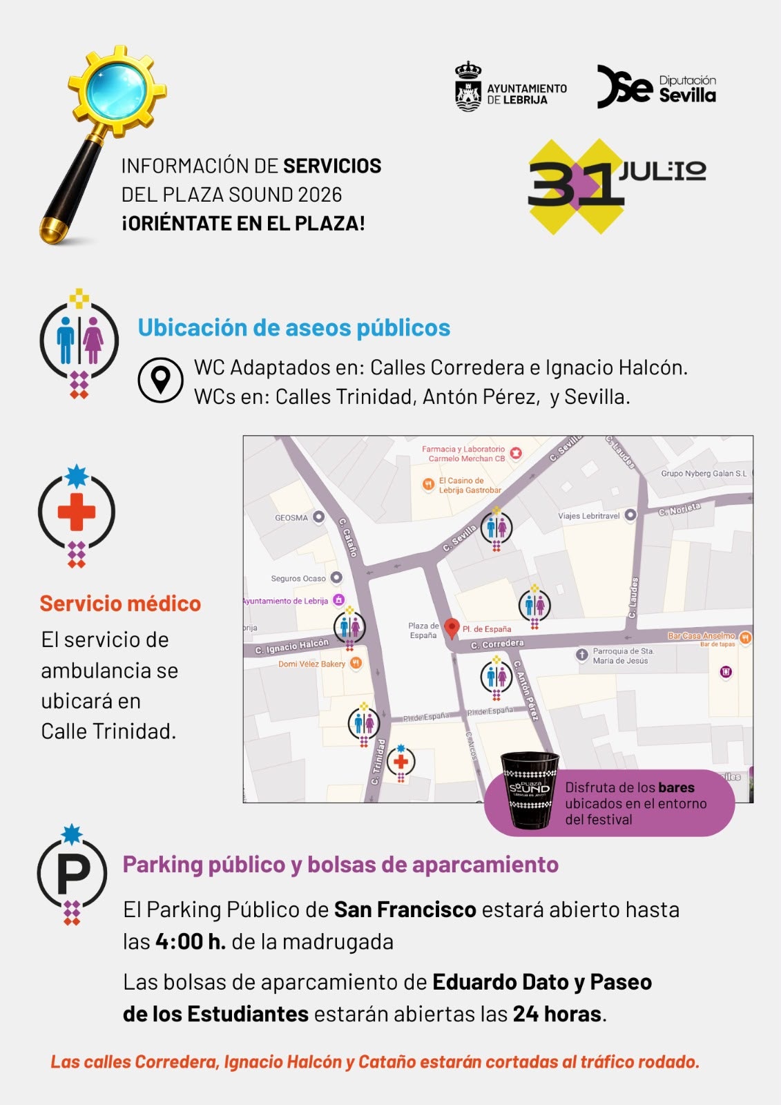 Información Servicios Plaza Sound 2026