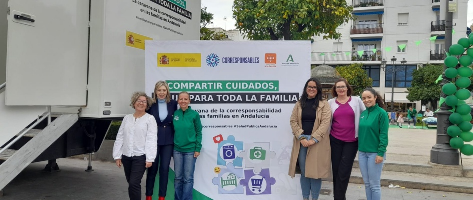 La Caravana de la Corresponsabilidad visita la Lebrija  (1)