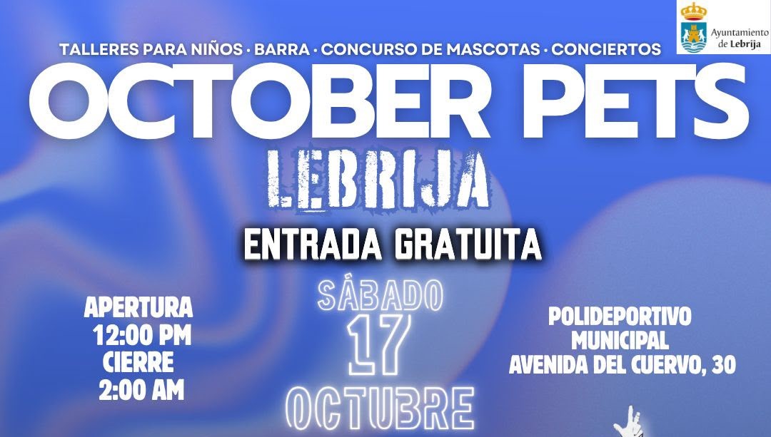 Este sábado 17 de octubre se celebra una nueva edición del October Pets