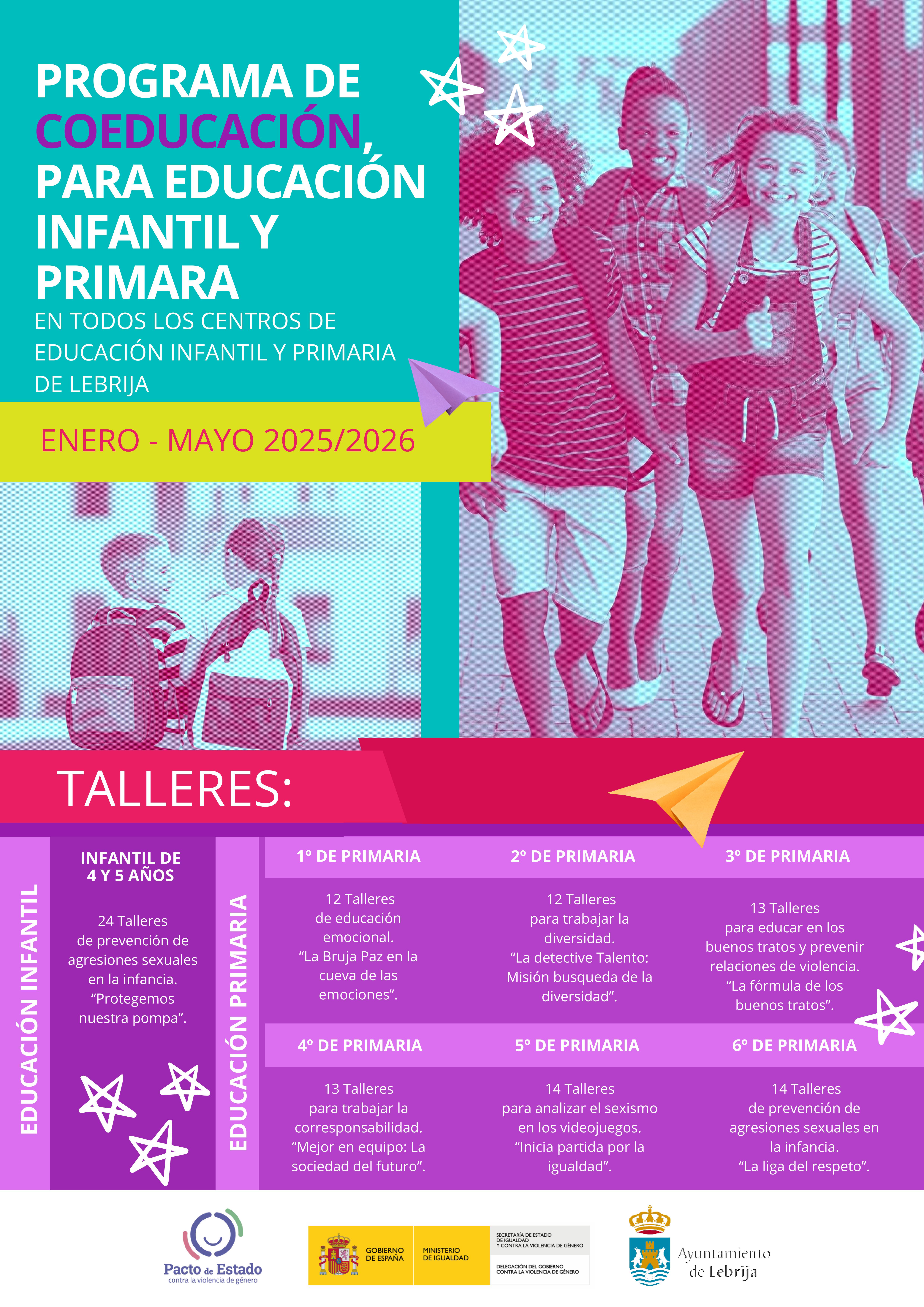 PROGRAMA DE COEDUCACIÓN, PARA EDUCACIÓN INFANTIL Y PRIMARA 2026-2