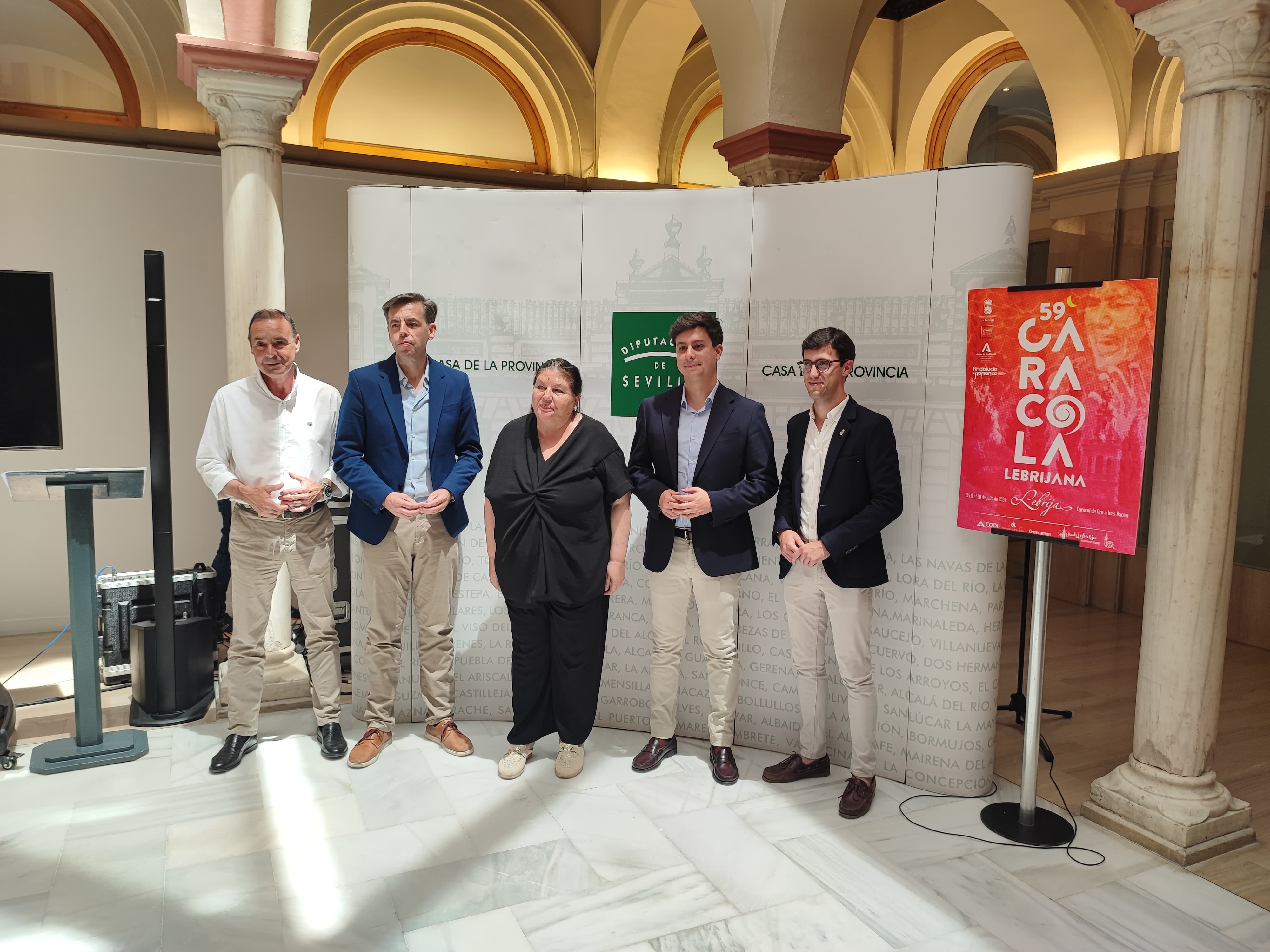 Presentación Caracolá Lebrijana 2024 - Casa Provincia portada