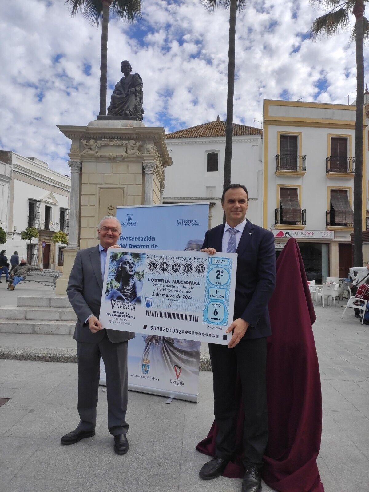 Presentación décimo loteria - V Centenario de la muerte de Elio Antonio (2)