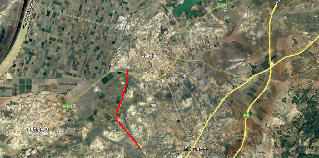 Proyecto Vía verde Sur Lebrija