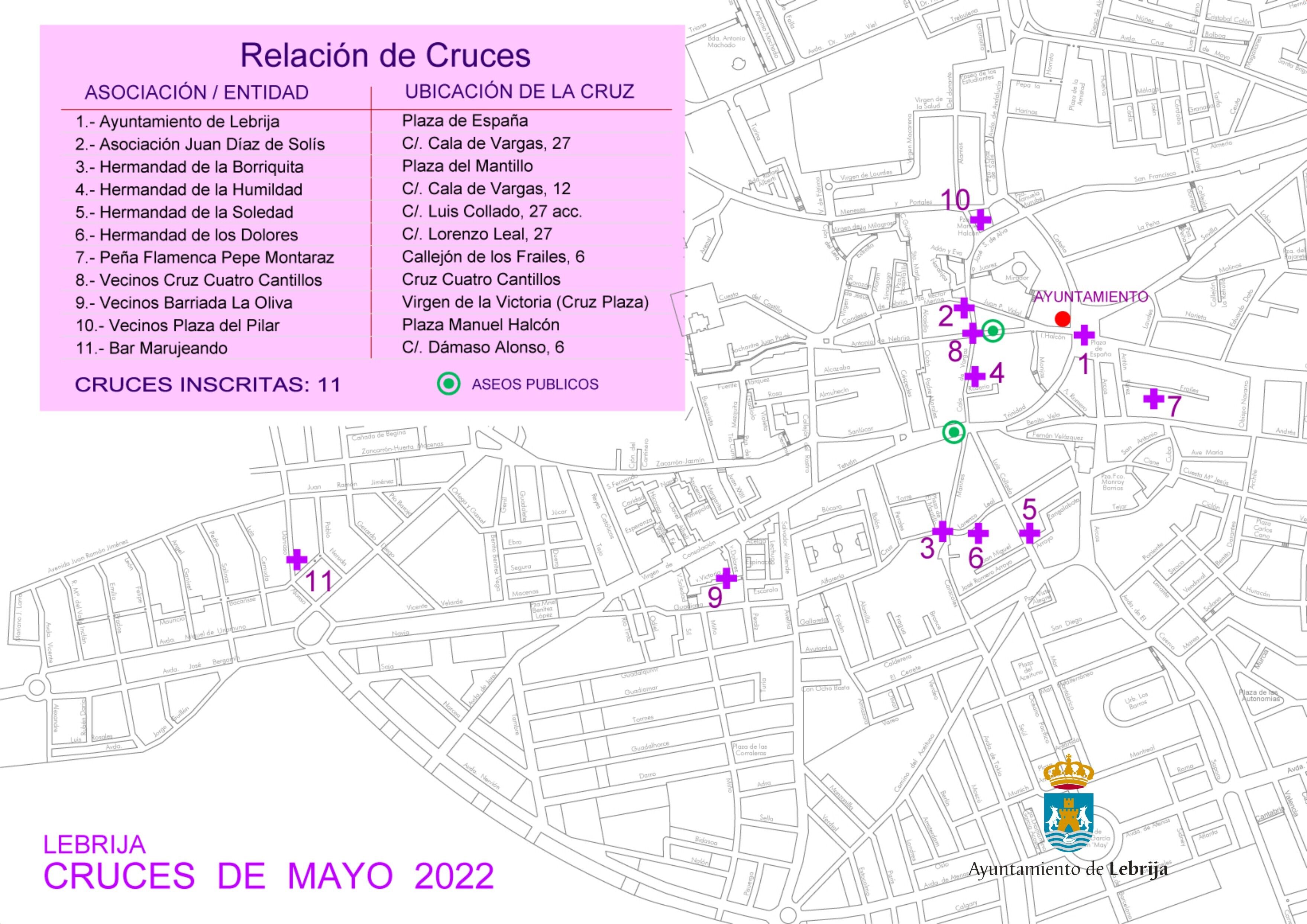 Relación Cruces Mayo 2022