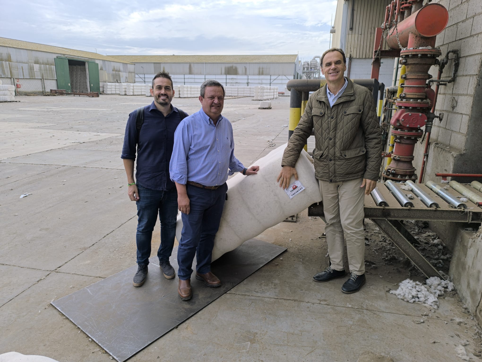 Reunión alcalde y presidente Marismas Lebrija