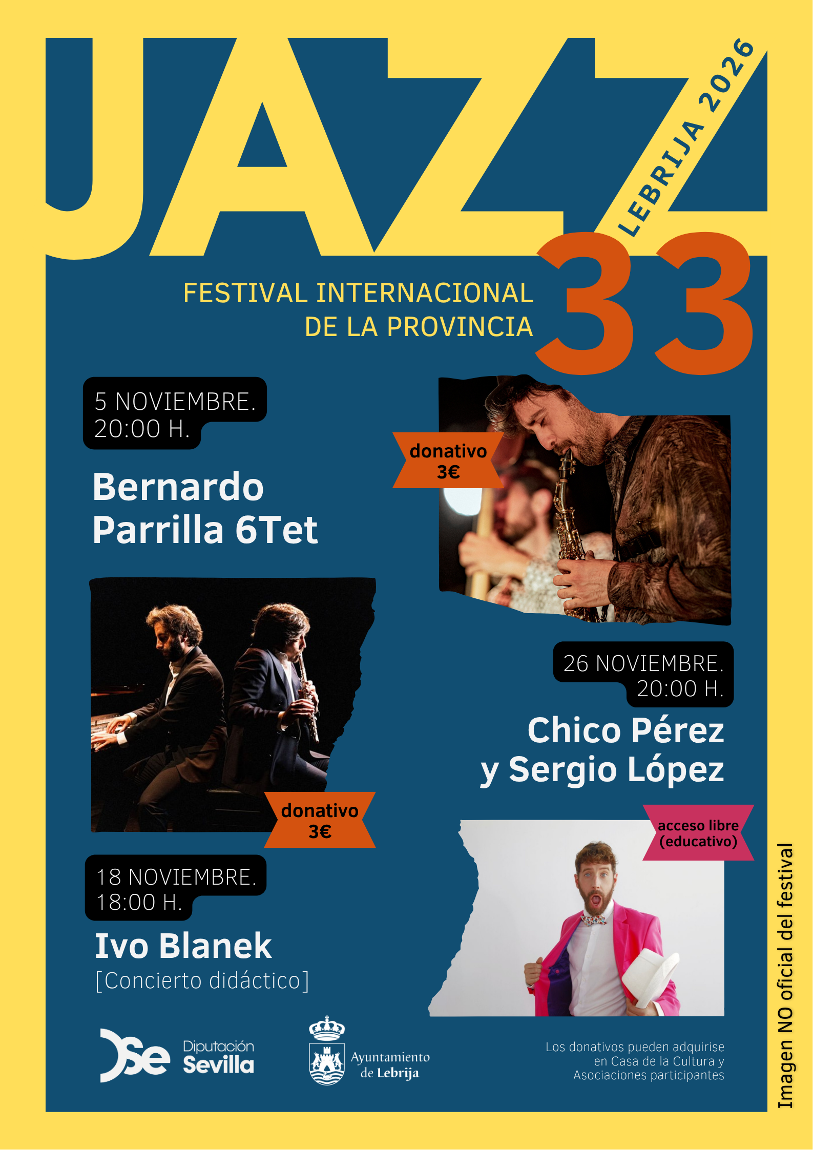 UP fechas 23 Festival de JAZZ