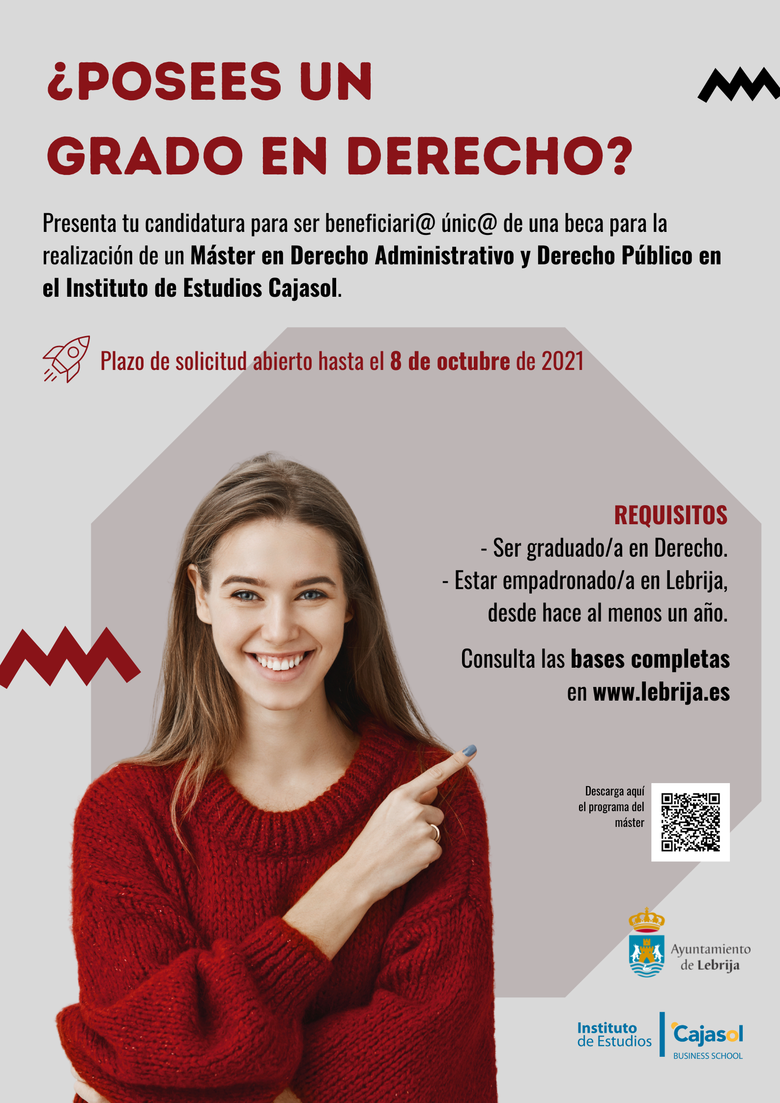 cartel Grado en Derecho