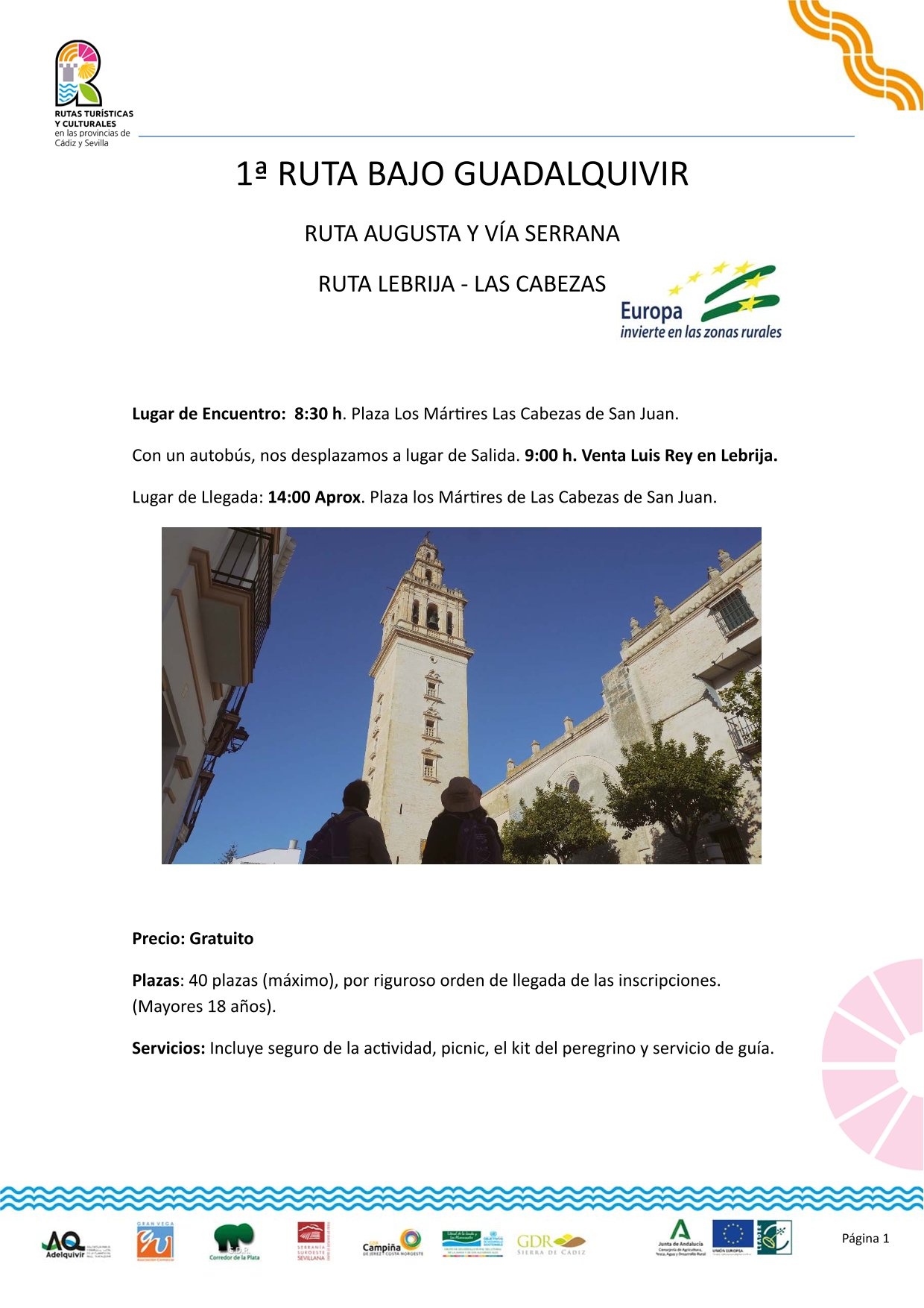 cartel ruta lebrija-las cabezas